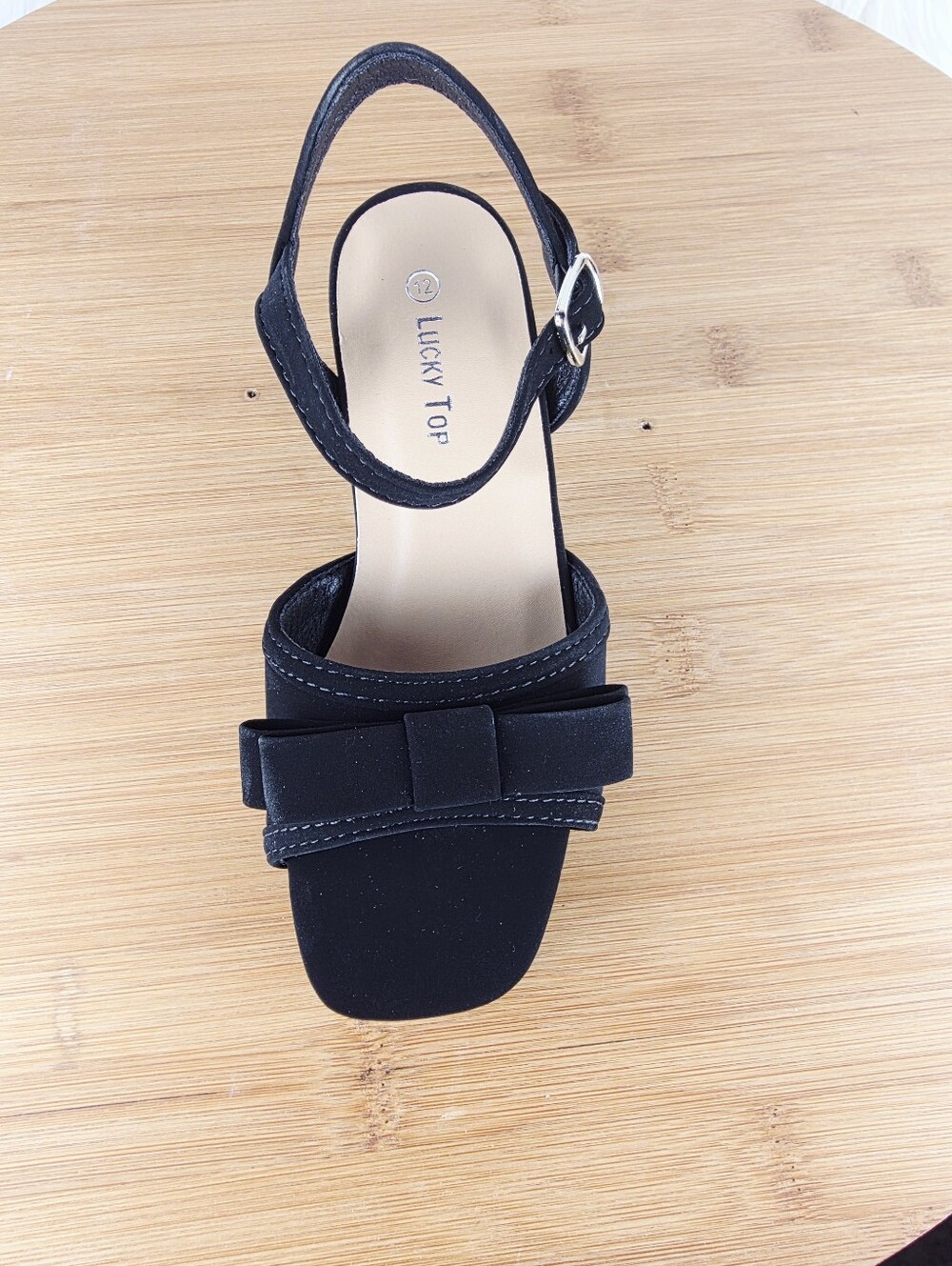 CHILDREN'S CUTE BOW HEEL ( BEVERLY-9K BLK) - Picture 6 of 10